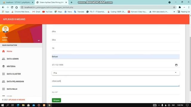 demo aplikasi data mining metode k-means смотреть онлайн
