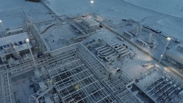 Строительство завода УКПГ-1. Салмановское месторождение. смотреть онлайн