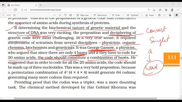 PART 20 MOLECULAR BASIS OF INHERITANCE, FEATURES OF GENETIC CODE, MUTATION смотреть онлайн