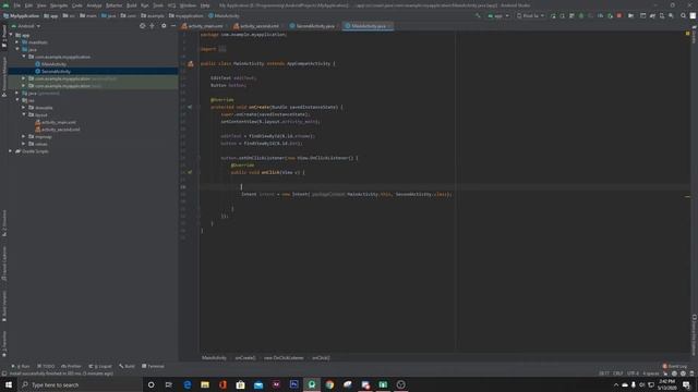 How to pass Variable between two activities | Android Studio | Java смотреть онлайн