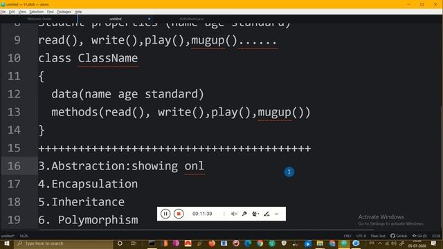 Object Oriented concepts in JAVA смотреть онлайн