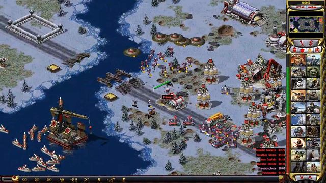 RED ALERT 2 YURI'S REVENGE EAGLE RED Libya vs 7 Germany brutal superweapon смотреть онлайн