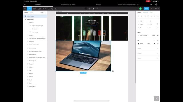 UX Design on iPad Pro using Figma - Apple Website Design смотреть онлайн