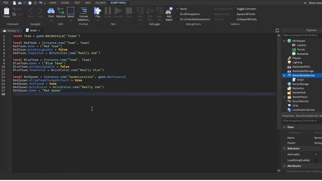 How to create teams and team change parts [Roblox Studio Scripting Tutorial 2021] смотреть онлайн