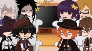 |Реакция BSD  на шипы| Gacha Club | 1 часть | Nastik Meow