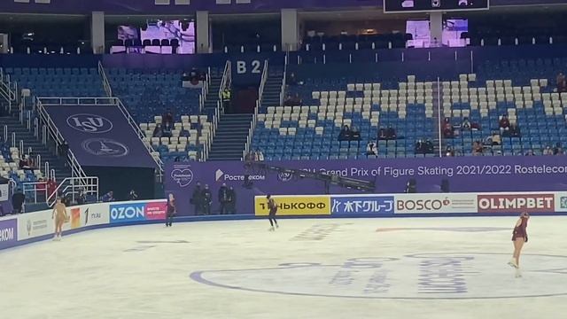 Елизавета Туктамышева. Тренировка ПП. 27.11.2021 Rostelecom | Elizaveta Tuktamysheva FP practice смотреть онлайн