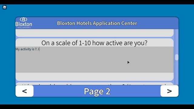 Bloxton Hotels Application Answers 2021 | ROBLOX смотреть онлайн