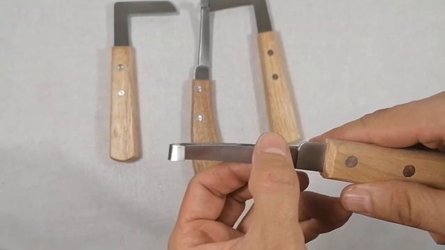 Комплект ножей дя чистки (обработки) копыт КРС, коров, лошадей смотреть онлайн