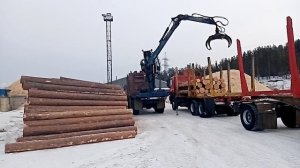 Погрузка леса