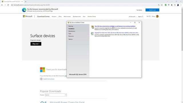 Install SQL Server 2014 Express (for 32-bit Windows), which includes SSMS смотреть онлайн