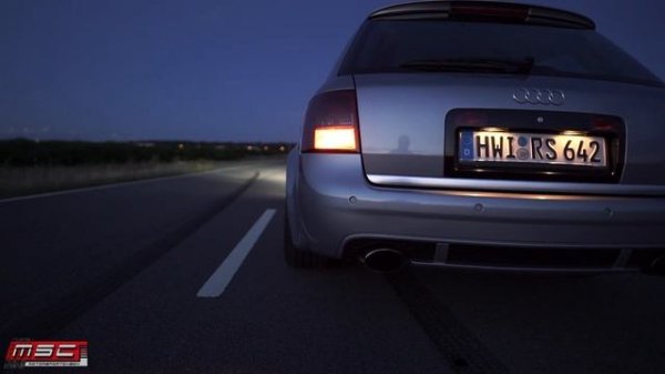Audi RS6 C5 0-100 100-200 acceleration Sound | Motorsportcheck.de