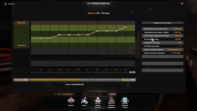 Как накрутить деньги или уровень в Euro Truck Simulator 2? Краткий гайд! смотреть онлайн
