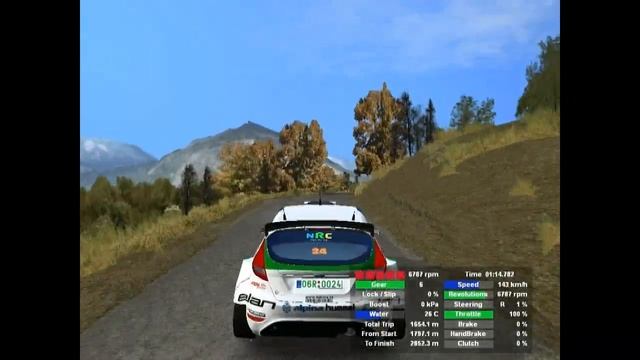 RBR - Richard Burns Rally - Ford Fiesta Mk.VI S2000 - France смотреть онлайн
