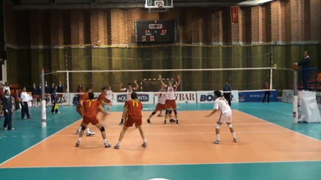 Double Jonas kill block 0-2 behind 23-23 situation NOR-MNE EM2 смотреть онлайн