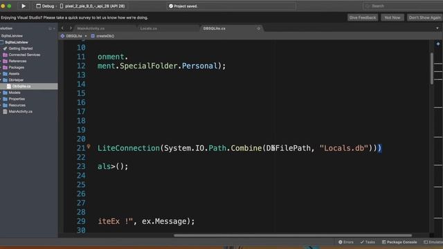 Xamarin Android Native SQLITE смотреть онлайн