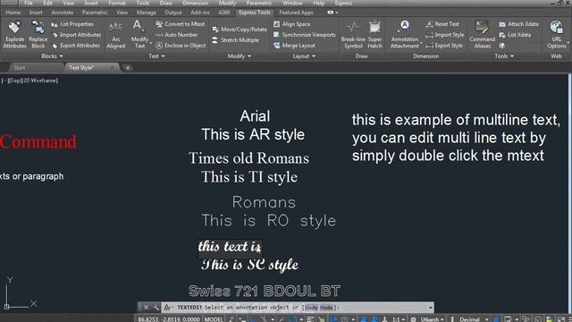 DDEDIT Command In AutoCAD In Hindi смотреть онлайн