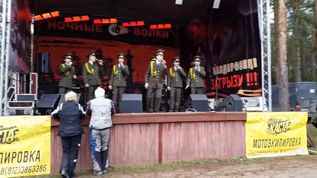 Открытие мотосезона 2015. Райвола. Хор русской армии смотреть онлайн