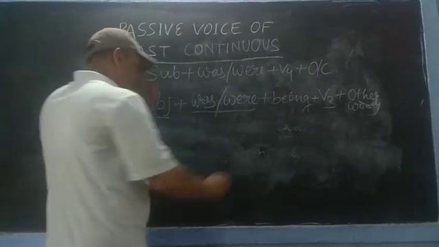Passive Voice of Past Continuous Tense смотреть онлайн