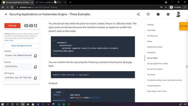 Securing Applications on Kubernetes Engine - Three Examples | Qwiklabs GSP482 | Google Cloud Labs смотреть онлайн