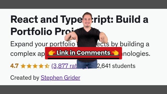 React and Typescript: Build a Portfolio Project смотреть онлайн