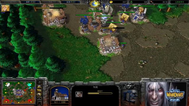 FQQ神奇操作1V2，开局围杀两个英雄，隐身小炮偷袭！魔兽争霸3 смотреть онлайн