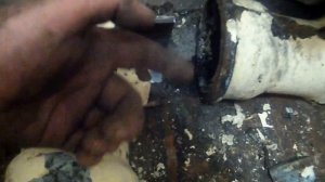 Замена унитаза с демонтажем чугунного тройника Часть 2