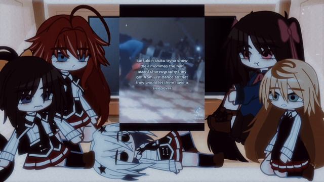 Highschool dxd react to funny bnha memes || gacha club || anime смотреть онлайн