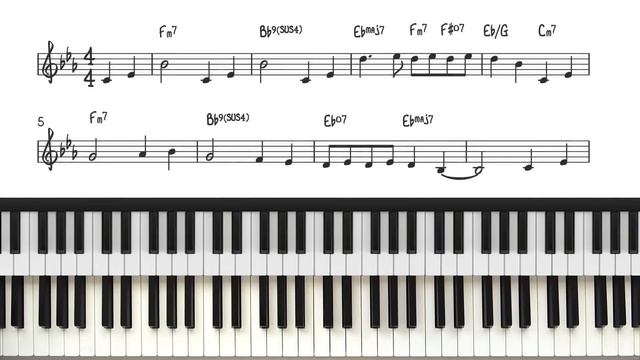 "Pure Imagination" Jazz Piano Lesson For Beginners смотреть онлайн