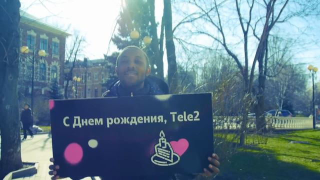100 человек поздравляют Tele2 смотреть онлайн