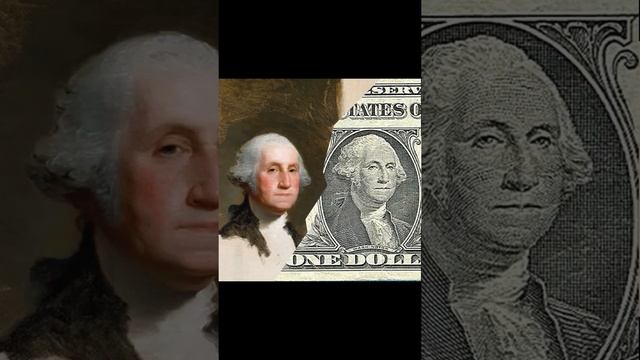 Откуда взят портрет Вашингтона на долларовой купюре #shorts смотреть онлайн