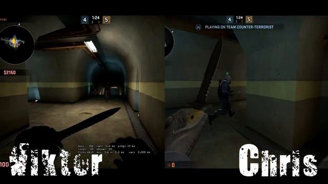 CS:GO - Knife Massacre in matchmaking Splitscreen Fun смотреть онлайн