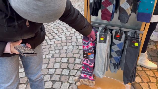 Рождественский рынок в Германии / Прогулка по рынку / Жизнь в Германии смотреть онлайн