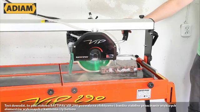 Test piły stołowej BATTIPAV VIP 290 смотреть онлайн