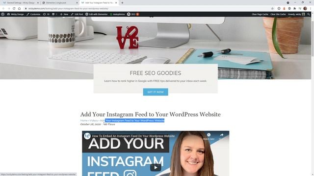 How to Add Breadcrumbs Using Elementor Pro & All In One SEO смотреть онлайн