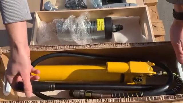 Гидравлический съемник СГ-30, СГ-50 с выносным насосом смотреть онлайн