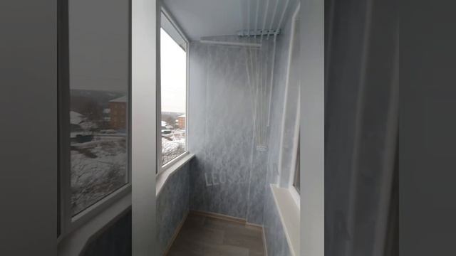Остекление балкона с полной отделкой в п. Икша смотреть онлайн