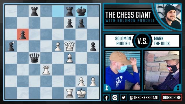 Coffee Chess Analysis: FM Mark The Duck vs The Chess Giant! Does Stretch Have Duck Hunting Skills? смотреть онлайн