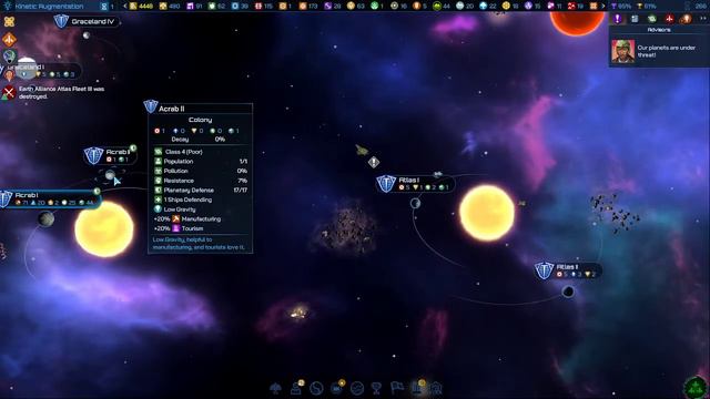 Galactic Civilizations IV (play 2-genius difficulty) - part 12 - game over, prestige victory again смотреть онлайн