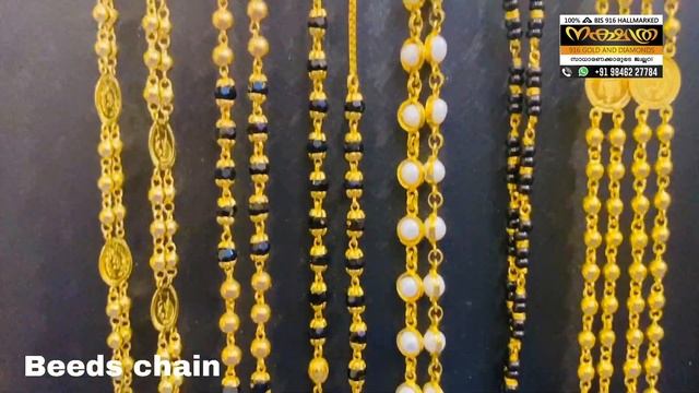 Beads chains||NAKSHATHRA 916 GOLD AND DIAMONDS смотреть онлайн