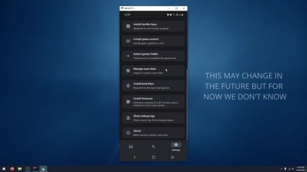 Yuzu Android Install GPU Driver Option Missing.