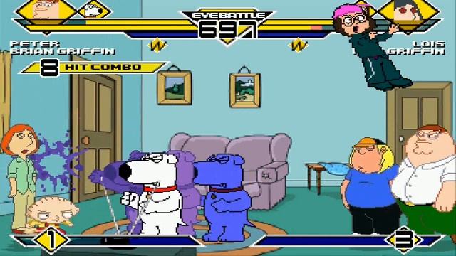 Family Guy Party 3v3 Patch MUGEN 1.0 Battle!!! смотреть онлайн