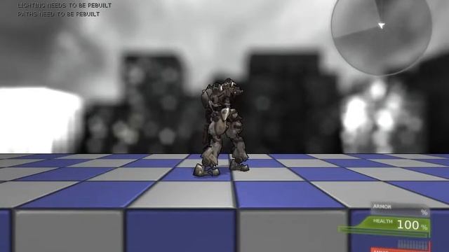 Sidescrolling UDK game and custom shaders test (depth based colour desaturate and outline) смотреть онлайн