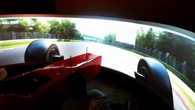 Large Curved 170 degree Game Screen for F1 Racing Simulator. смотреть онлайн