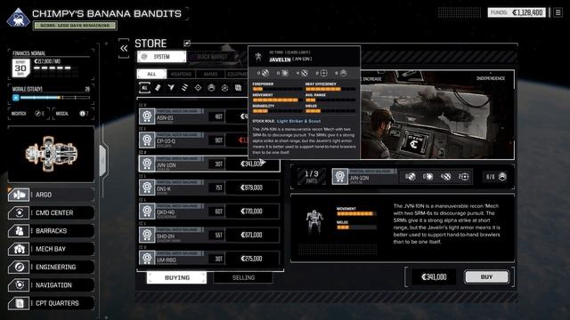The Banana Bandits Are Born - #1 - Battletech Career Mode смотреть онлайн