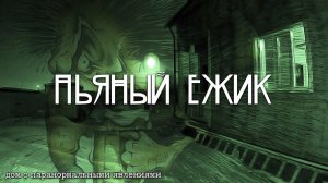 Вызов «Пьяного ежика» // Дом с паранормальными явлениями