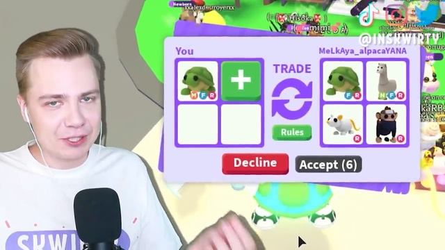 MEGA Turtle в Адопт Ми! ? ТОП ТРЕЙДЫ в Adopt Me смотреть онлайн