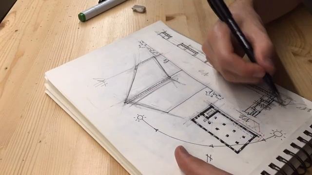 Architectural sketch for VNC concept - GOARCHITECTS смотреть онлайн