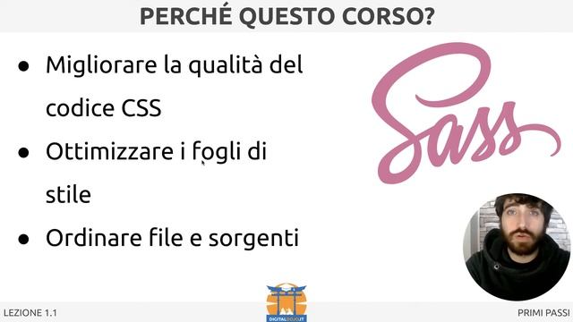 SASS – Un nuovo modo di scrivere il CSS - Perchè questo corso? Obiettivi e sbocchi professioni смотреть онлайн