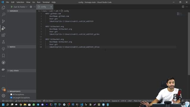 Parte 2 – Configurando duas chaves ssh para o mesmo repositório GIT смотреть онлайн