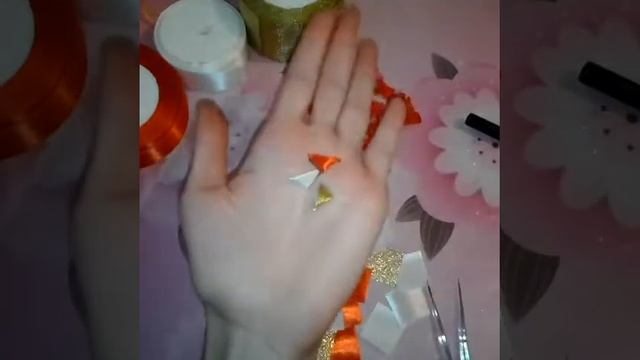 Новогодние игрушки из атласных лент - шарик новогодний смотреть онлайн